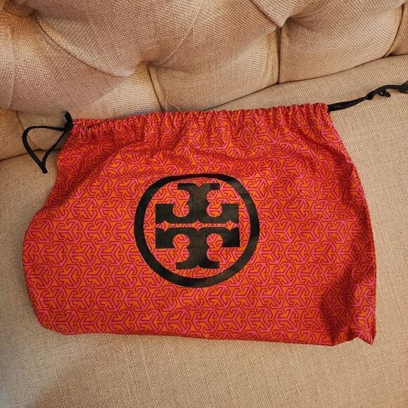 Tory Burch Orange Clutch with Dust Cover